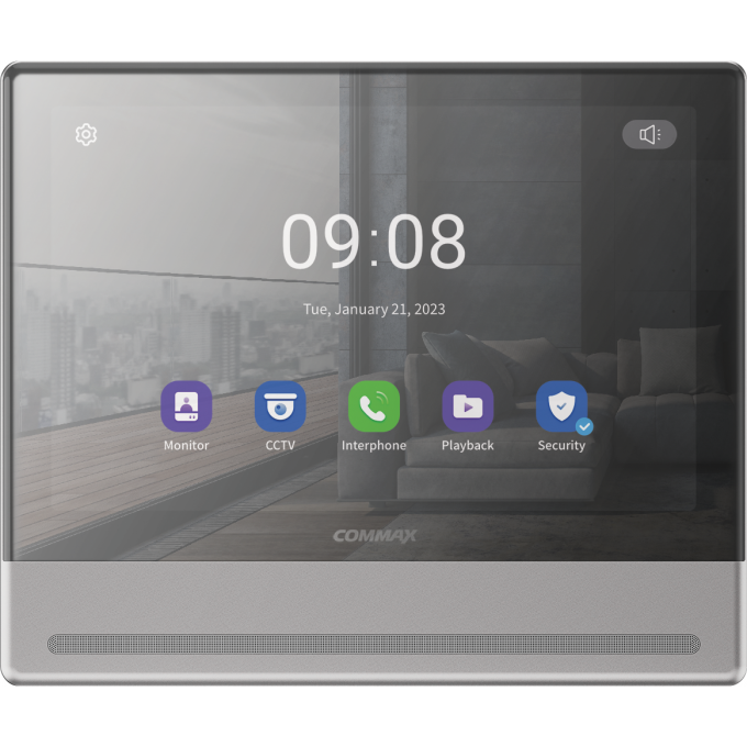 Абонентский монитор COMMAX CDV-1004QT Silver