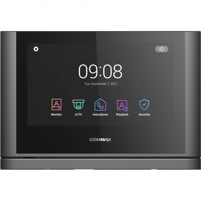 Абонентский монитор COMMAX CDV-1024MA/XL Dark Silver Black Smog CDV-1024MA TEMHOE CEPEBPO Black Smog/XL