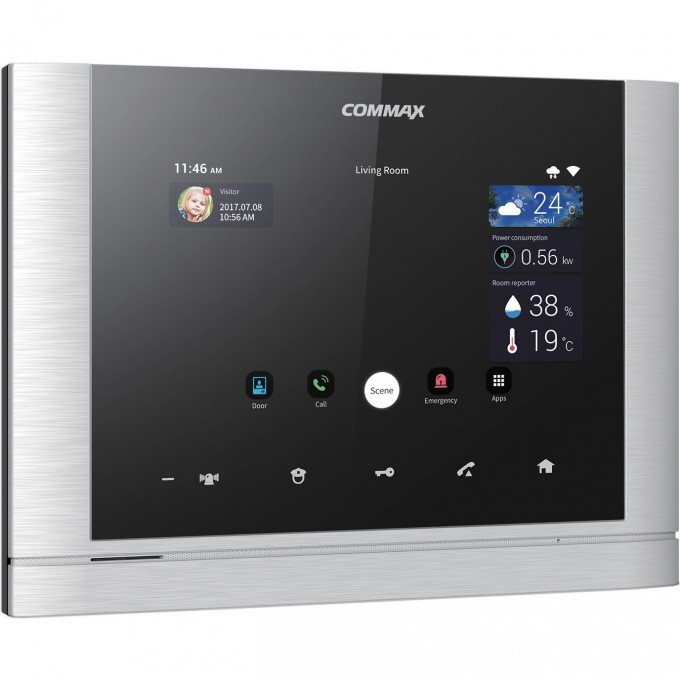 Абонентский монитор COMMAX CMV-70MX/VZ Metalo Grey